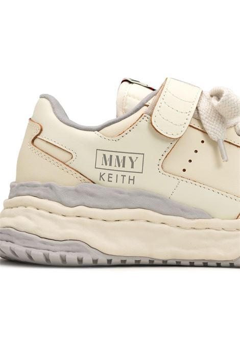 sneakers keith uomo nere e bianche in pelle MAISON MIHARA YASUHIRO | A13FW702WHITE